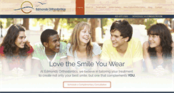 Desktop Screenshot of edmondsbraces.com
